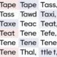 5 Letter Words Starting With TA
