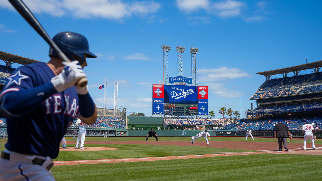 Rangers vs Dodgers