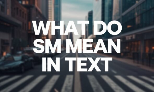 What Do SM Mean in Text