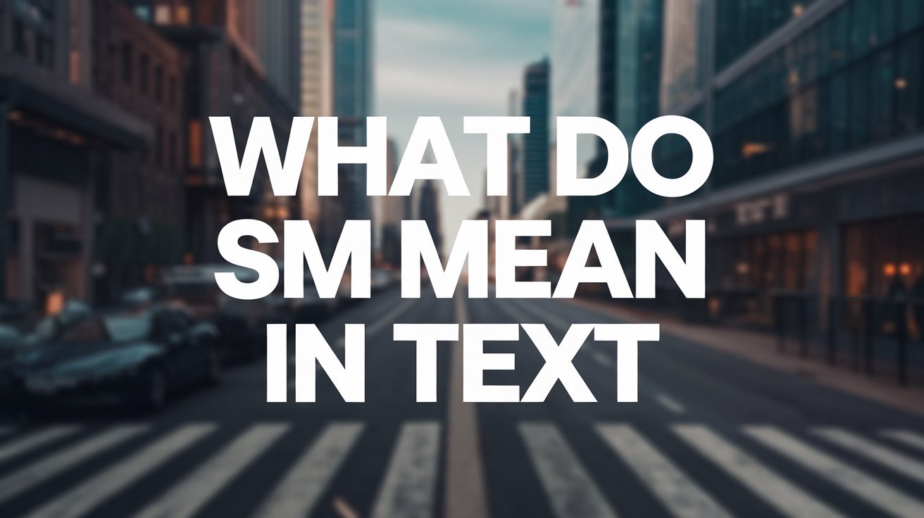 What Do SM Mean in Text