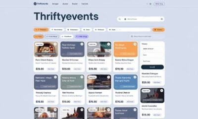 thriftyevents.net page