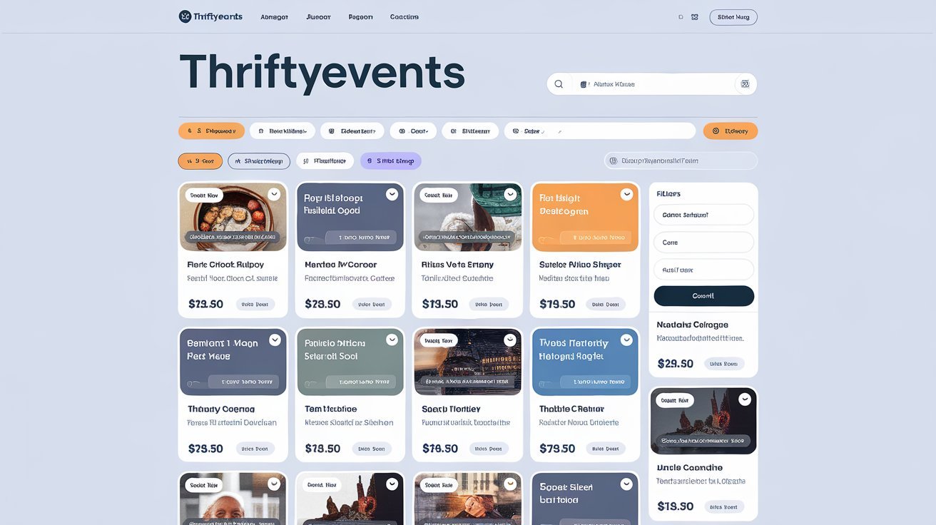 thriftyevents.net page